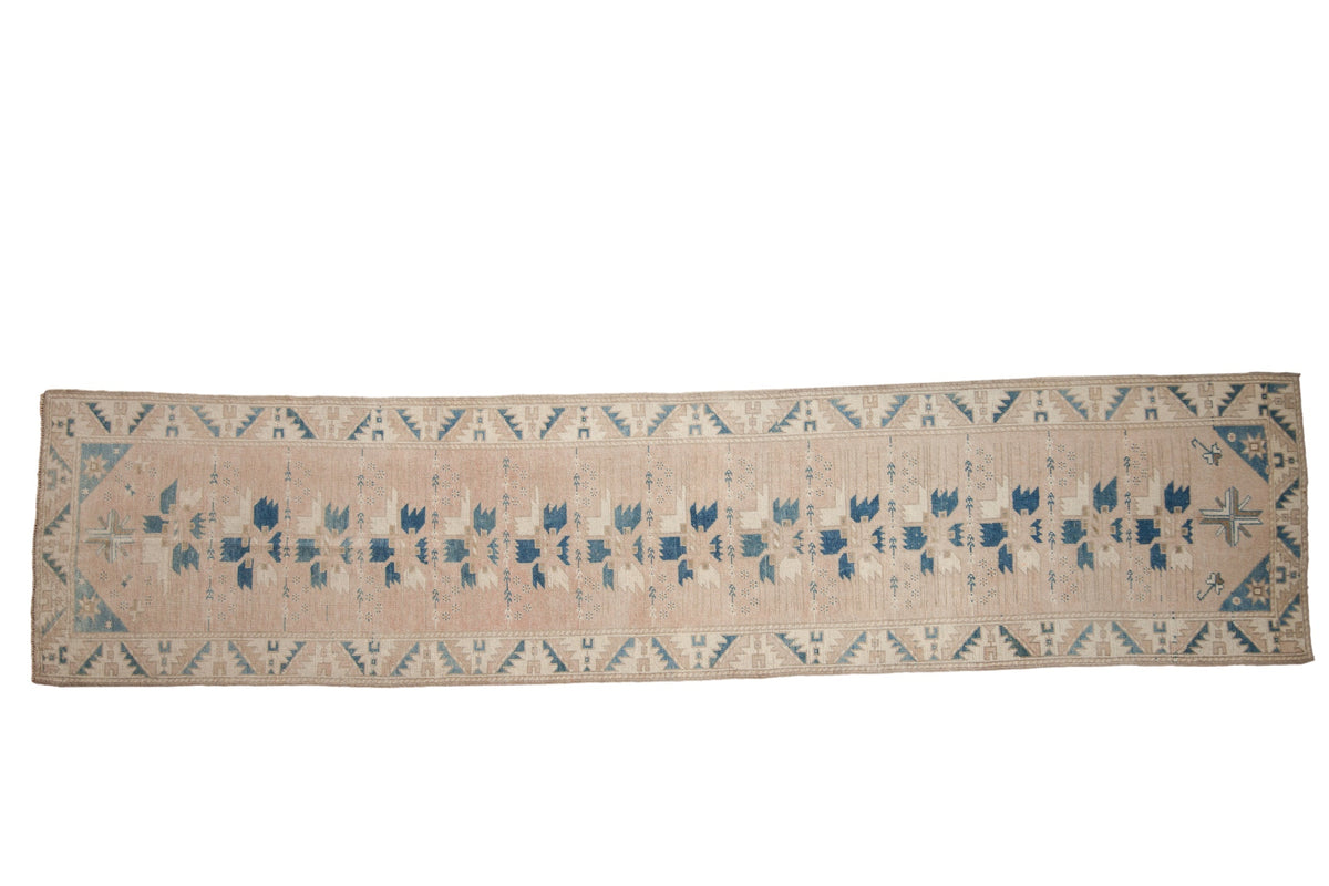 2.5x11.5 Vintage Distressed Oushak Rug Runner by Old New House® - main product image for Resin Society