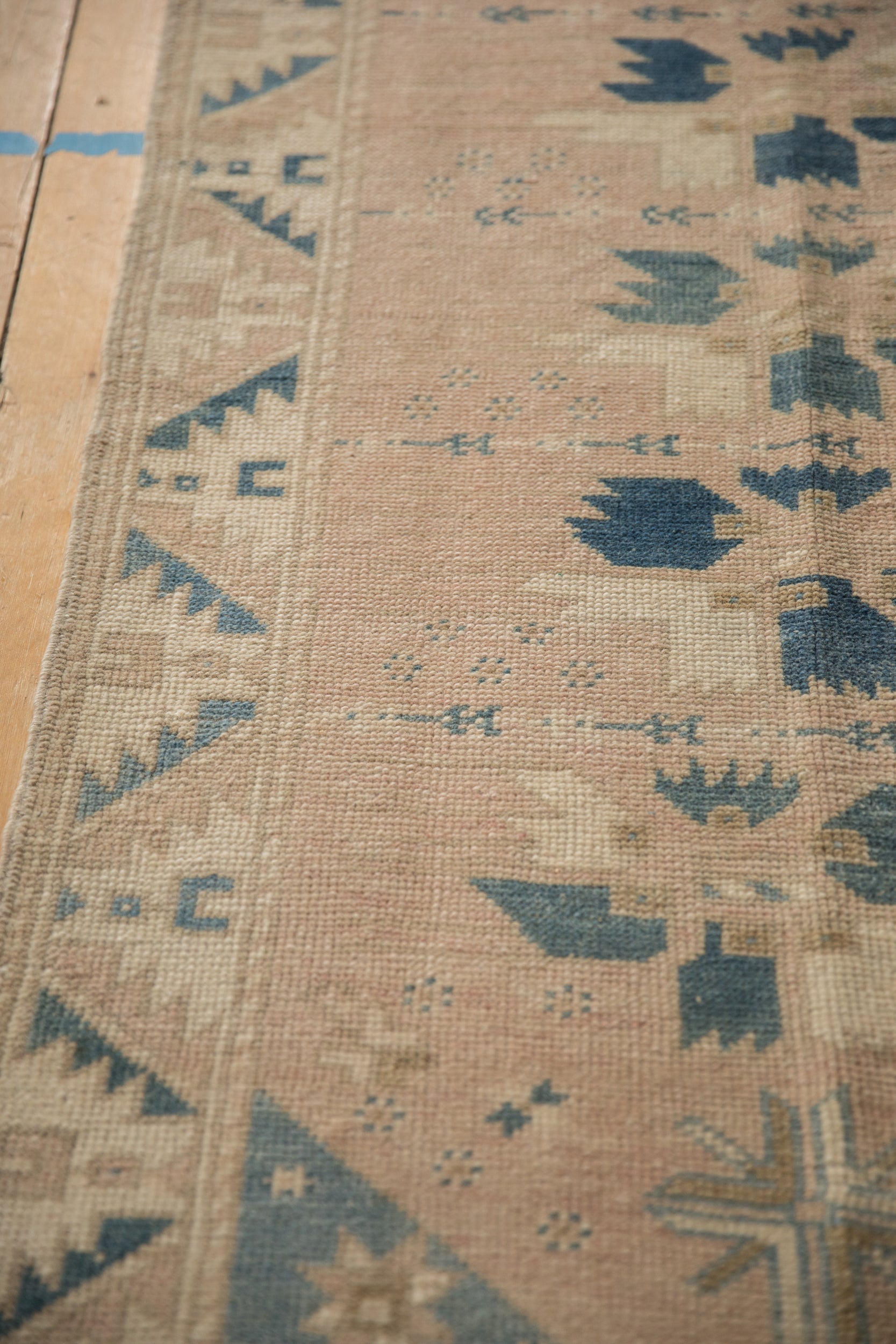 2.5x11.5 Vintage Distressed Oushak Rug Runner by Old New House® - product image 6 for Resin Society