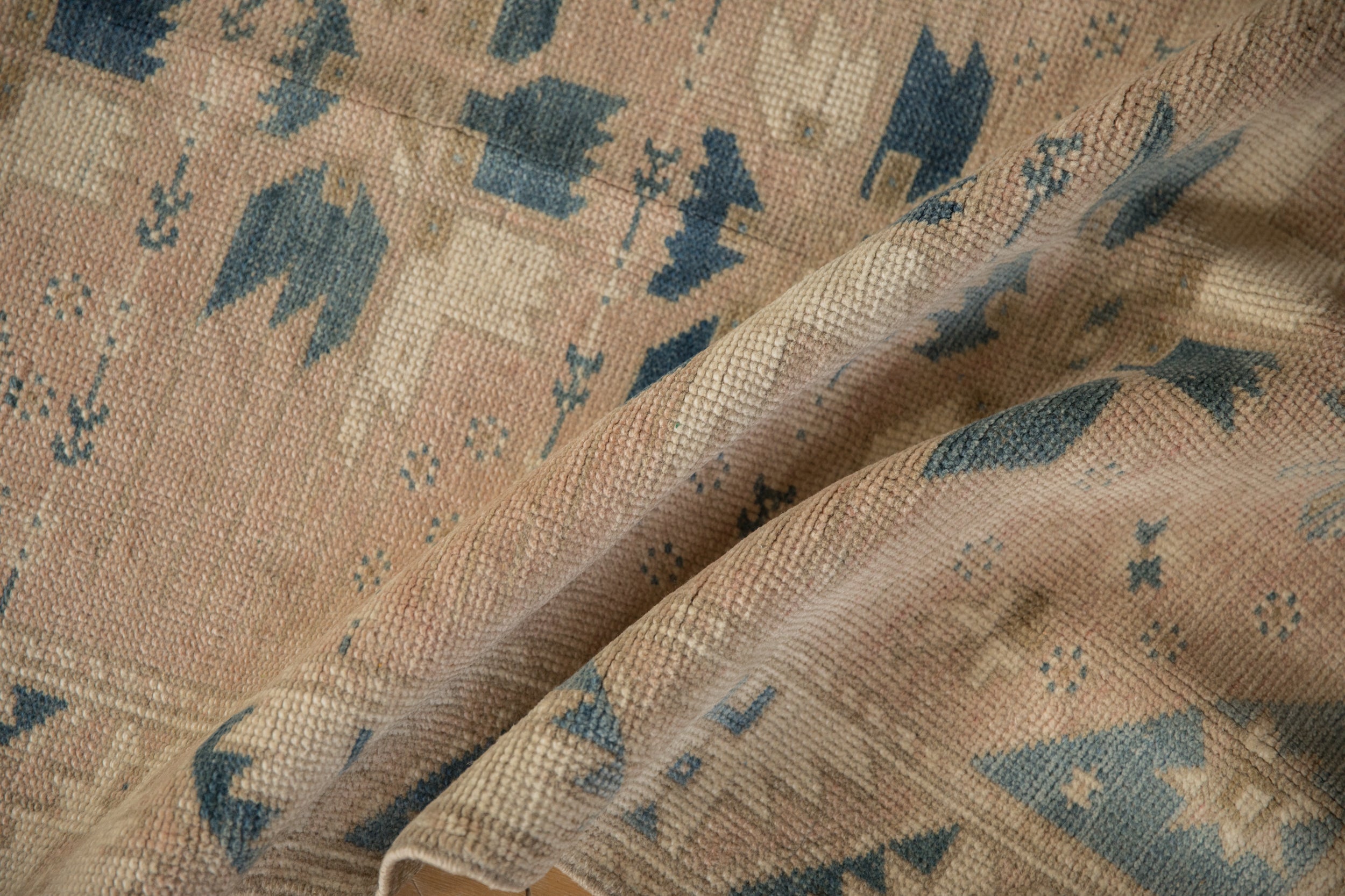 2.5x11.5 Vintage Distressed Oushak Rug Runner by Old New House® - product image 7 for Resin Society