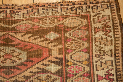 3.5x14 Vintage Distressed Kurd Rug Runner by Old New House® - product image 3 for Resin Society