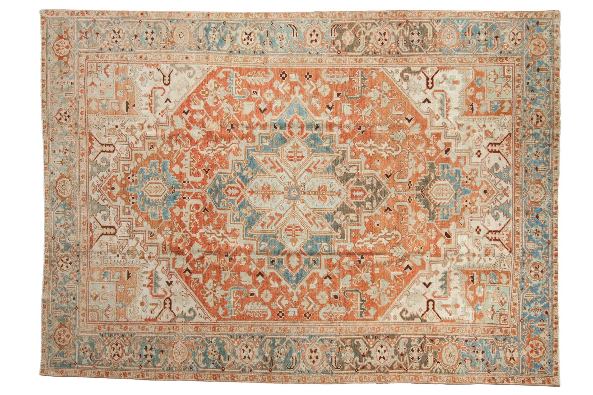 7.5x10.5 Vintage Distressed Heriz Carpet by Old New House® - main product image for Resin Society