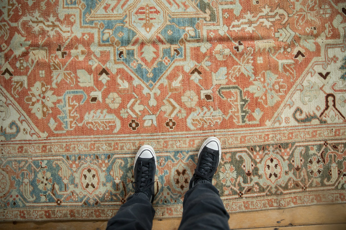 7.5x10.5 Vintage Distressed Heriz Carpet by Old New House® - product image 2 for Resin Society