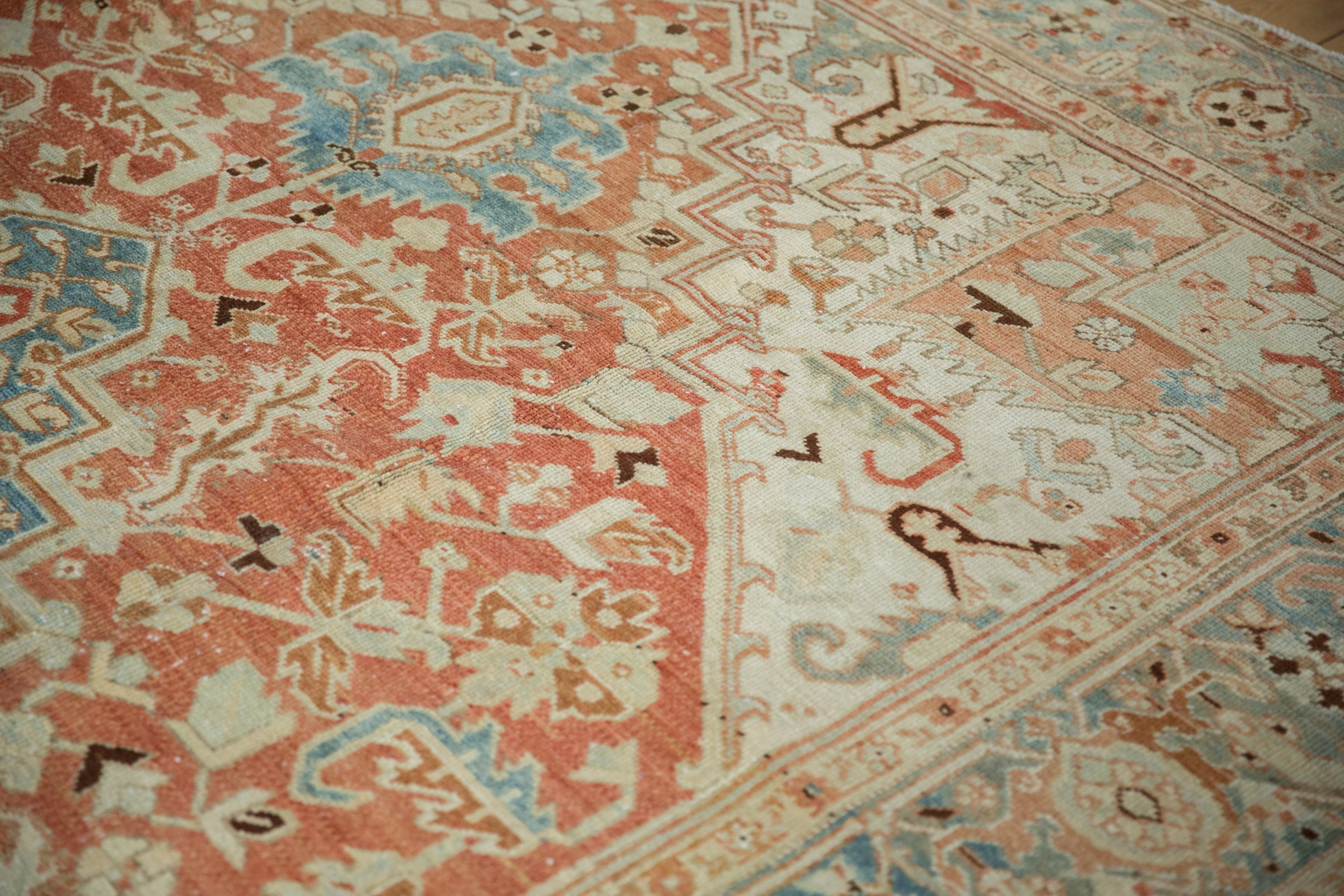 7.5x10.5 Vintage Distressed Heriz Carpet by Old New House® - product image 6 for Resin Society