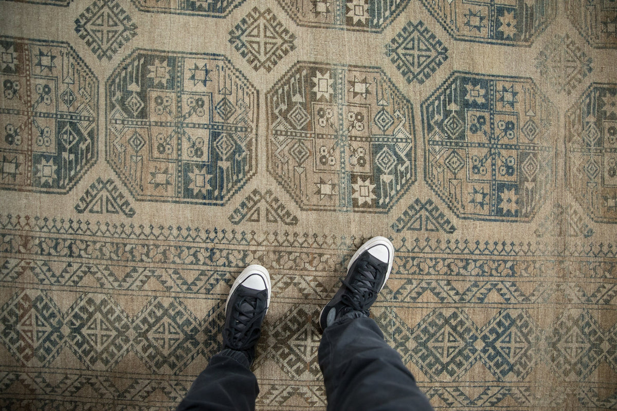 8.5x11.5 Vintage Distressed Ersari Carpet by Old New House® - product image 2 for Resin Society
