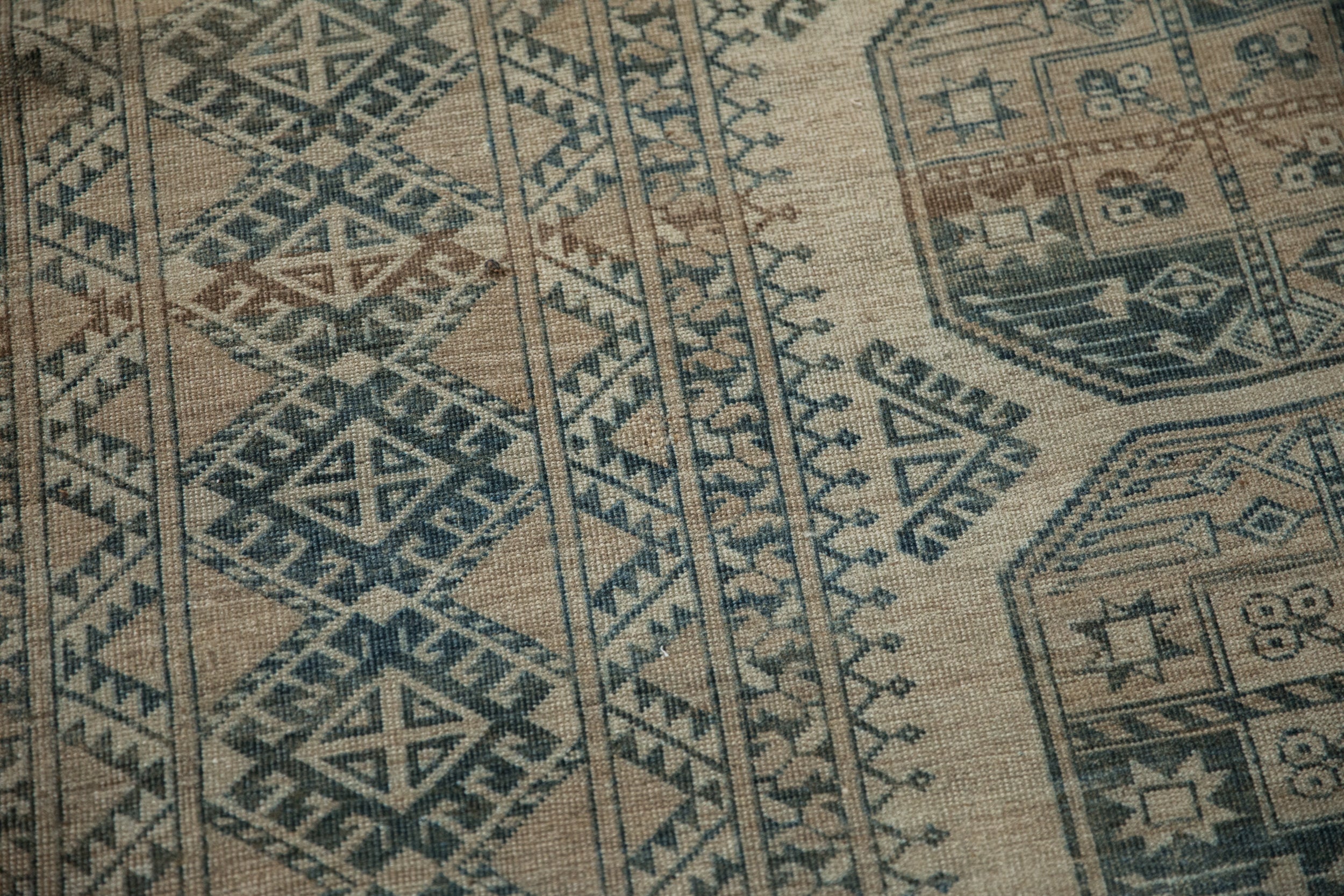 8.5x11.5 Vintage Distressed Ersari Carpet by Old New House® - product image 11 for Resin Society