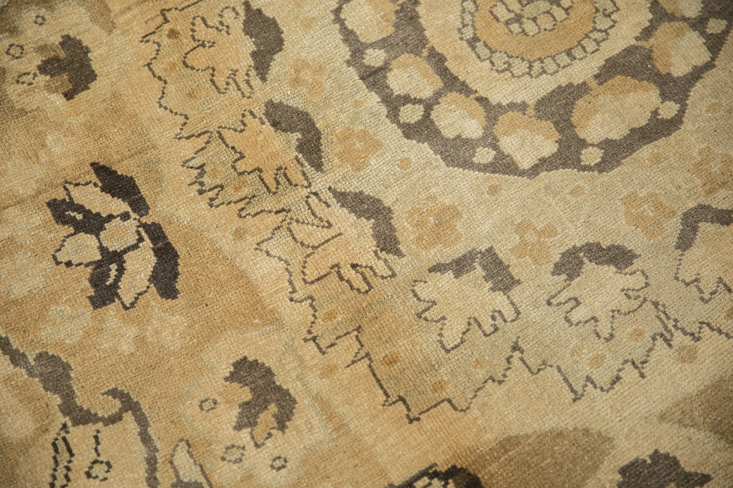 RESERVED 7x11.5 Vintage Distressed Kars Carpet