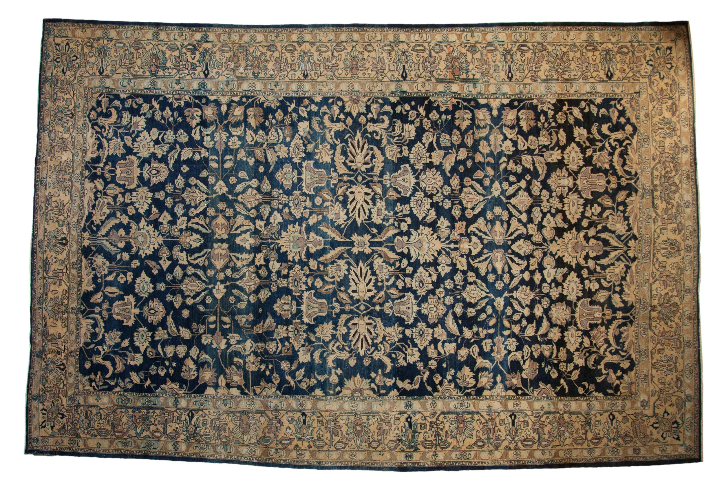 10.5x16.5 Vintage Distressed Tea Washed Lilihan Carpet by Old New House® - main product image for Resin Society