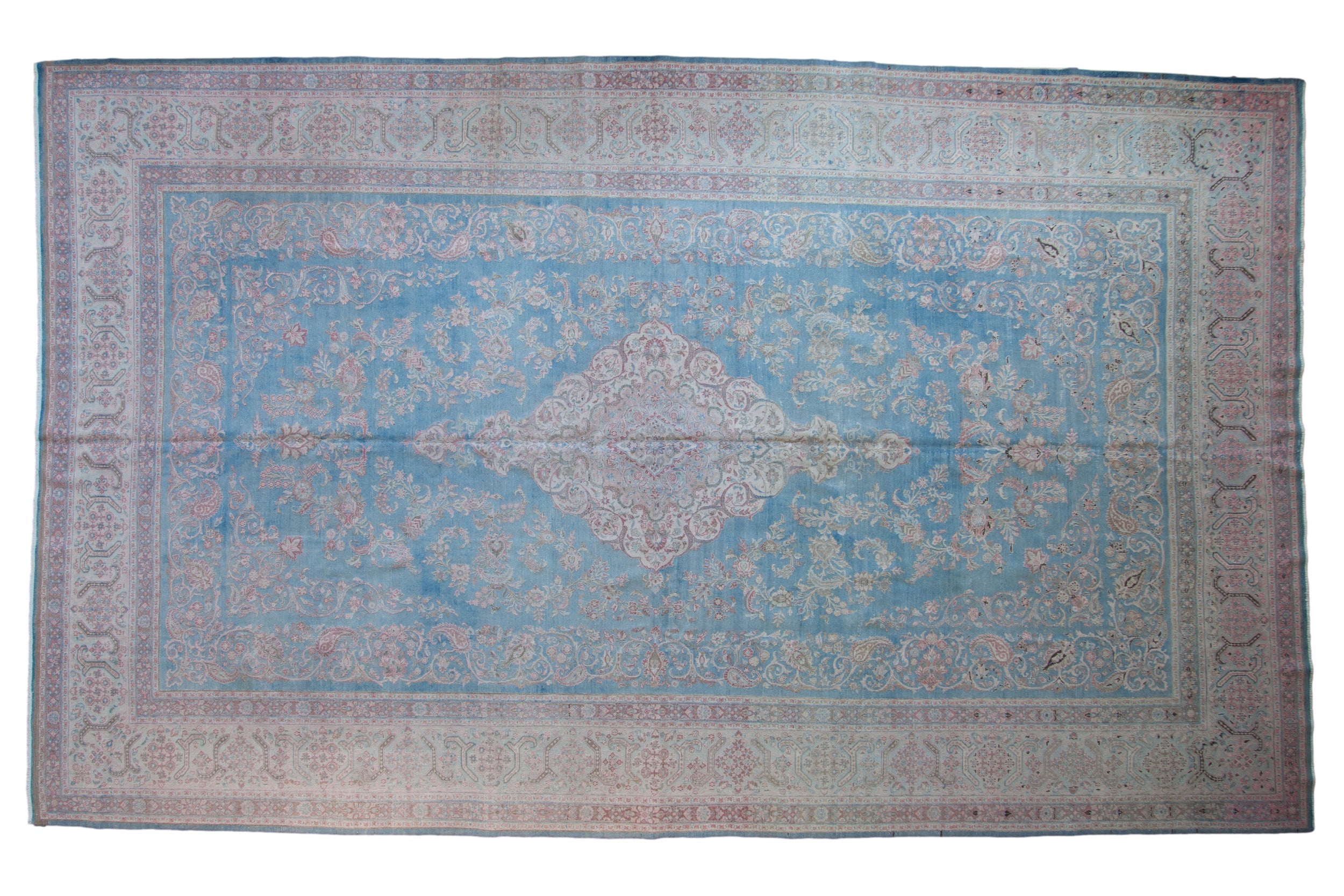 10x16.5 Vintage Distressed Meshed Carpet by Old New House® - main product image for Resin Society