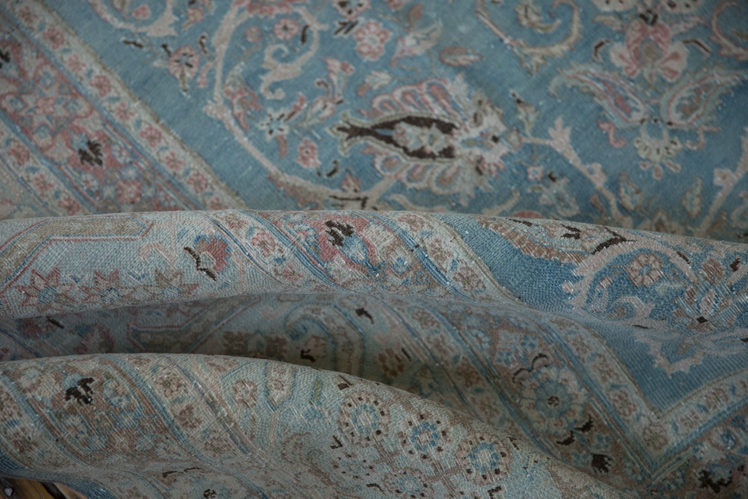 10x16.5 Vintage Distressed Meshed Carpet by Old New House® - product image 9 for Resin Society