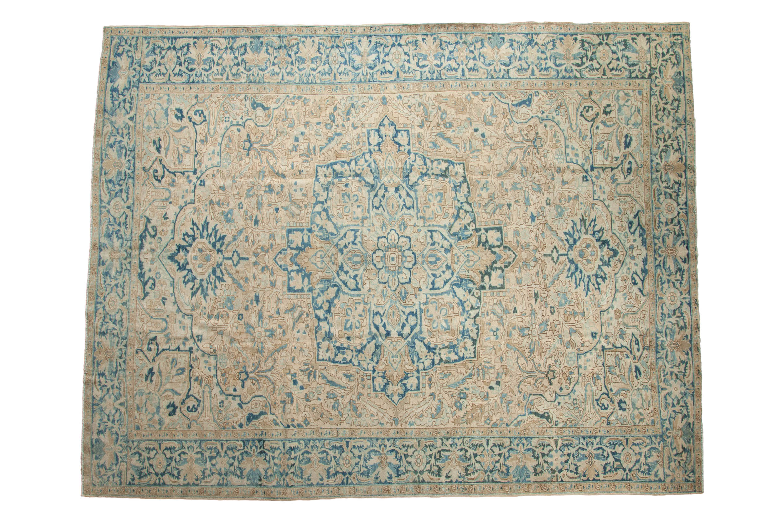 9.5x12.5 Vintage Distressed Heriz Carpet by Old New House® - main product image for Resin Society