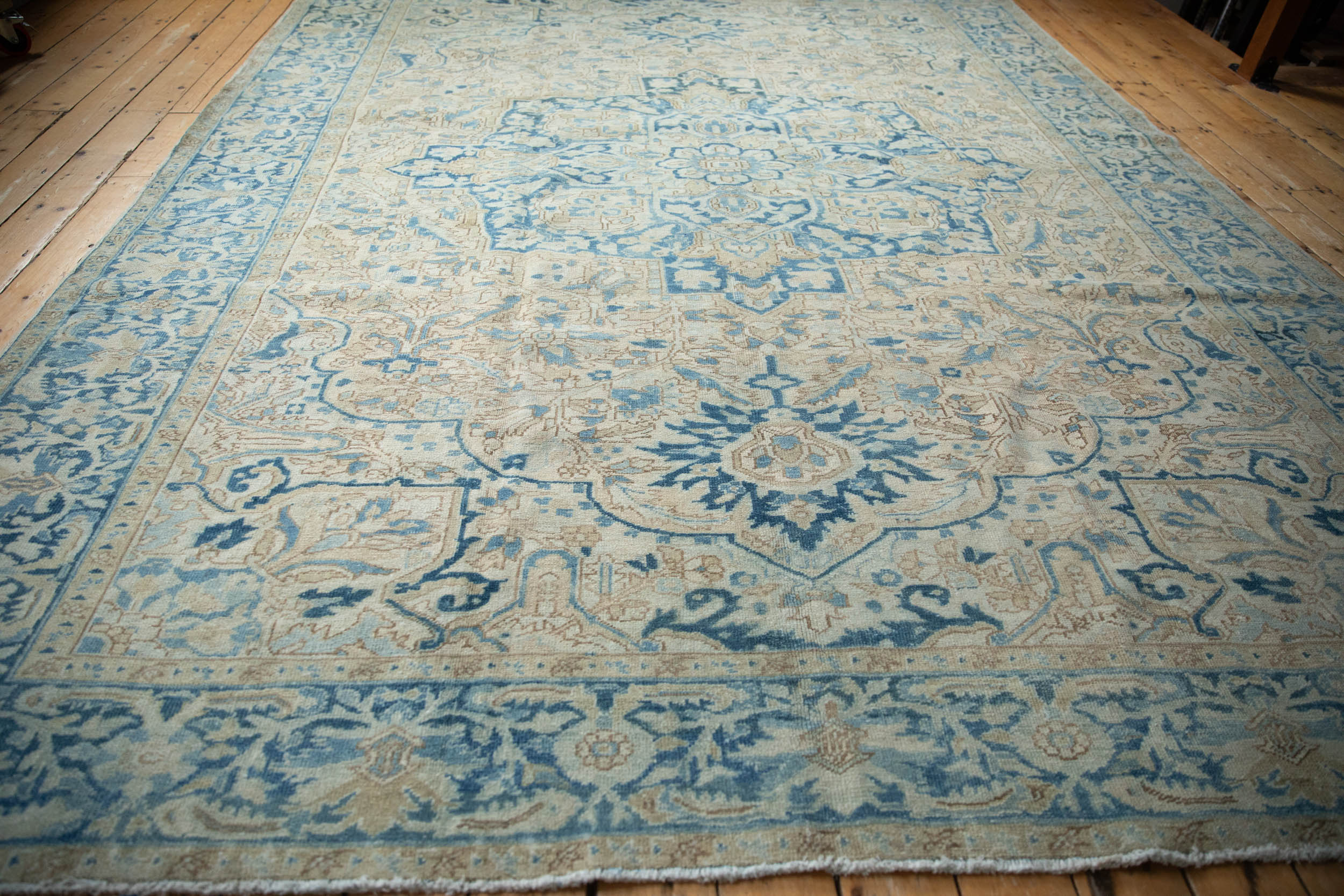 9.5x12.5 Vintage Distressed Heriz Carpet by Old New House® - product image 8 for Resin Society