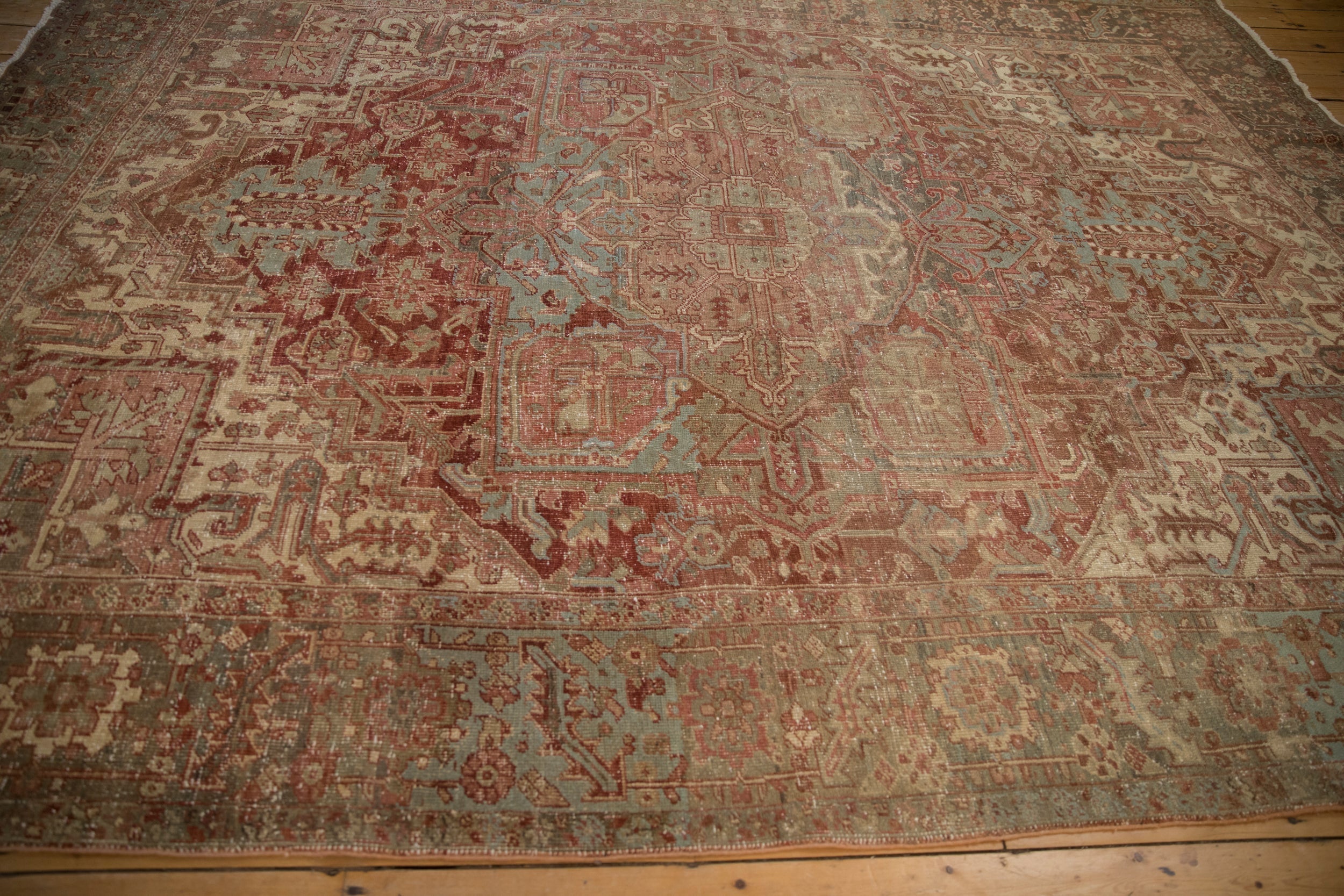 8x11.5 Vintage Distressed Heriz Carpet by Old New House® - product image 13 for Resin Society