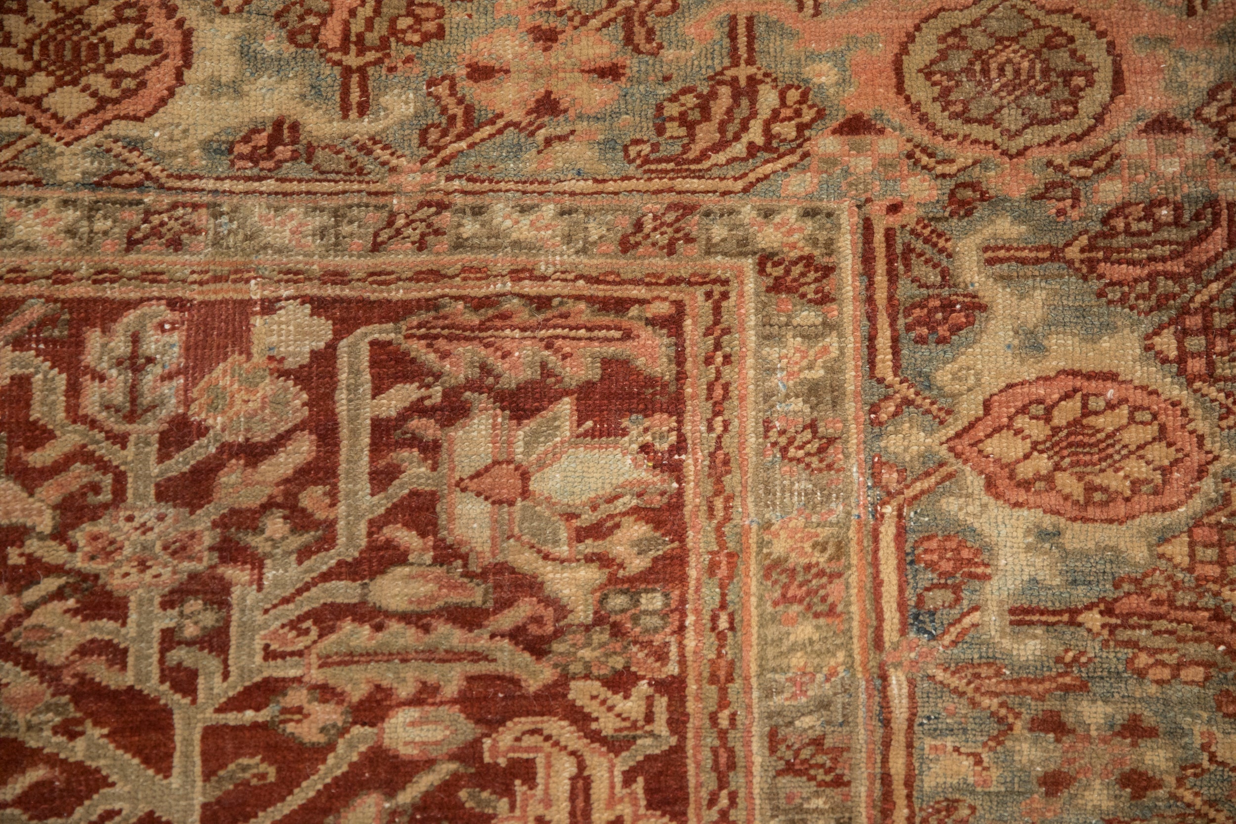 8x11.5 Vintage Fine Distressed Heriz Carpet by Old New House® - product image 3 for Resin Society