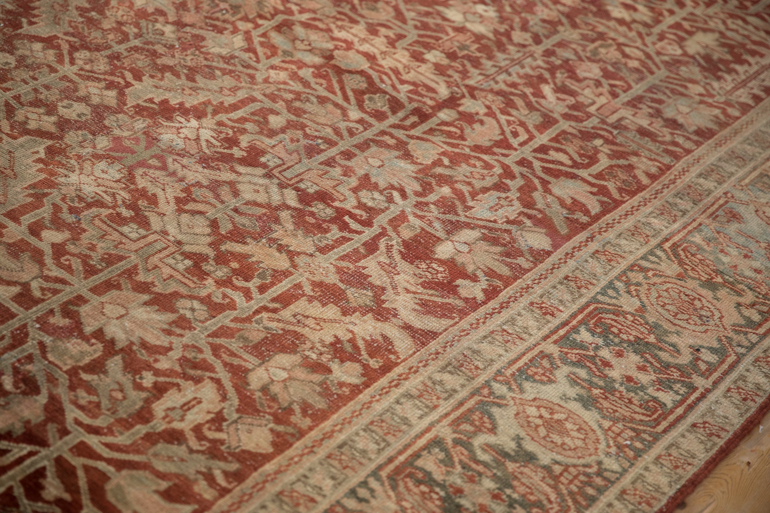 8x11.5 Vintage Fine Distressed Heriz Carpet by Old New House® - product image 7 for Resin Society