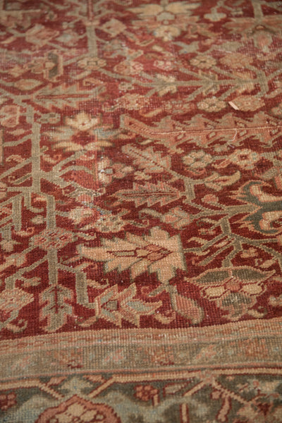 8x11.5 Vintage Fine Distressed Heriz Carpet by Old New House® - product image 10 for Resin Society