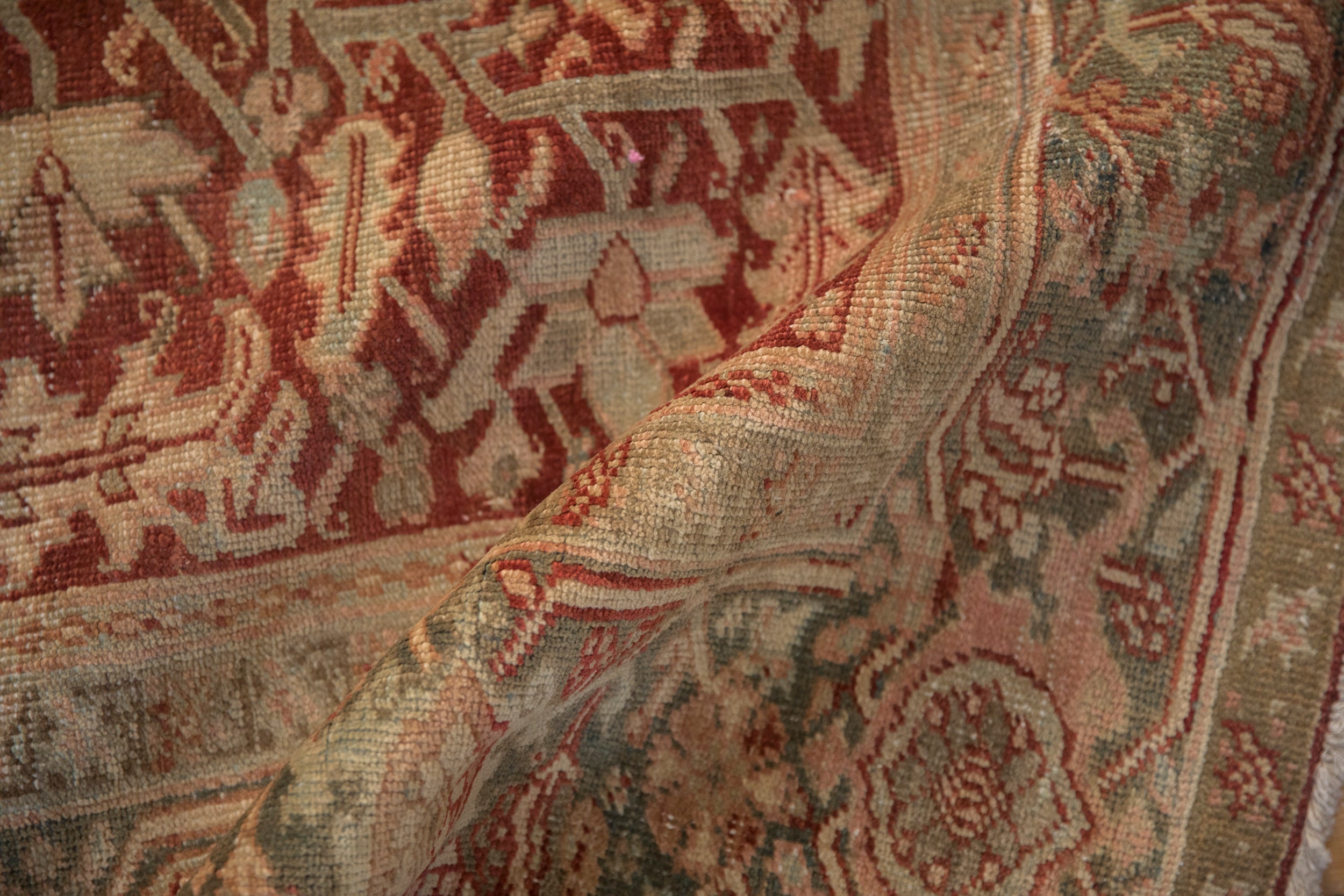 8x11.5 Vintage Fine Distressed Heriz Carpet by Old New House® - product image 11 for Resin Society