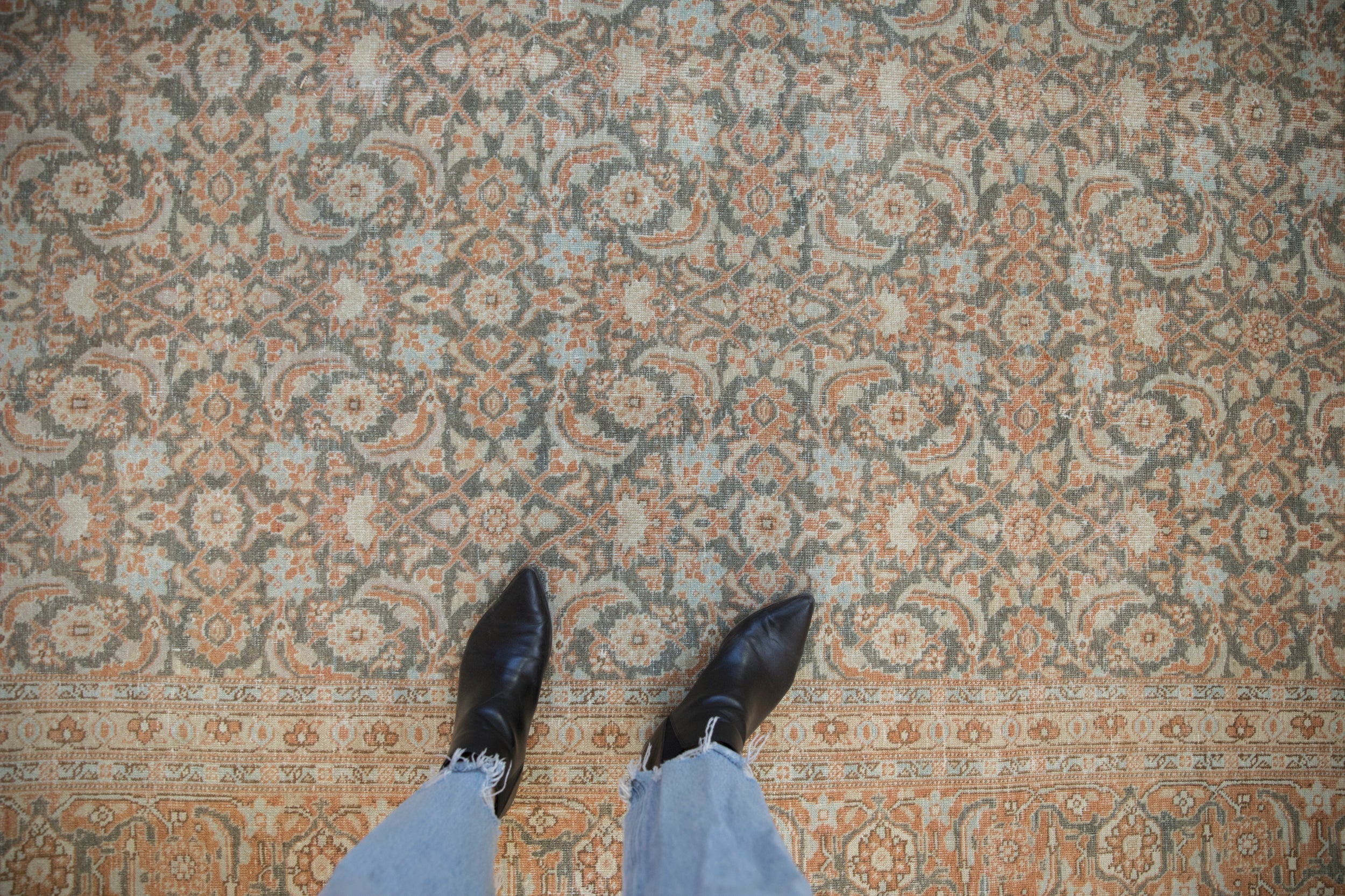 7.5x11 Vintage Distressed Tabriz Carpet by Old New House® - product image 2 for Resin Society