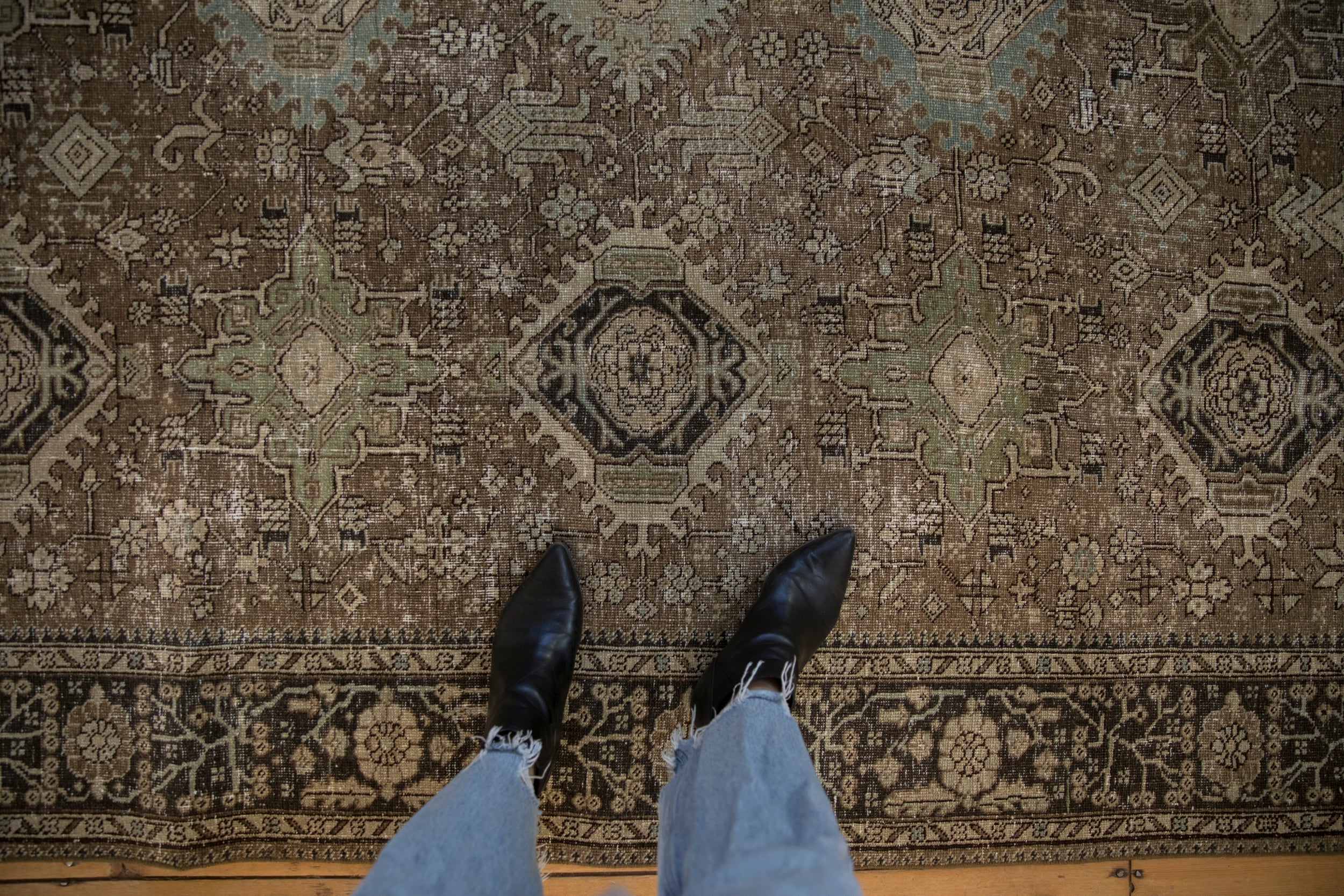 7x10 Vintage Fine Heriz Carpet by Old New House® - product image 2 for Resin Society