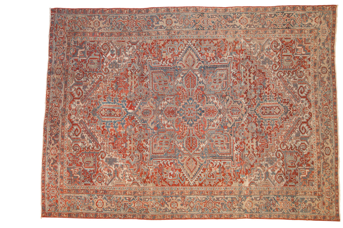 8x11 Vintage Distressed Heriz Carpet by Old New House® - main product image for Resin Society