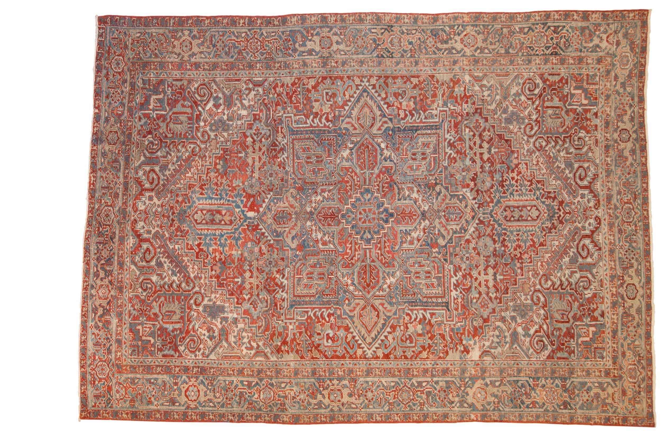 8x11 Vintage Distressed Heriz Carpet by Old New House® - main product image for Resin Society