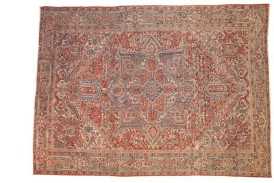 8x11 Vintage Distressed Heriz Carpet by Old New House® - main product image for Resin Society