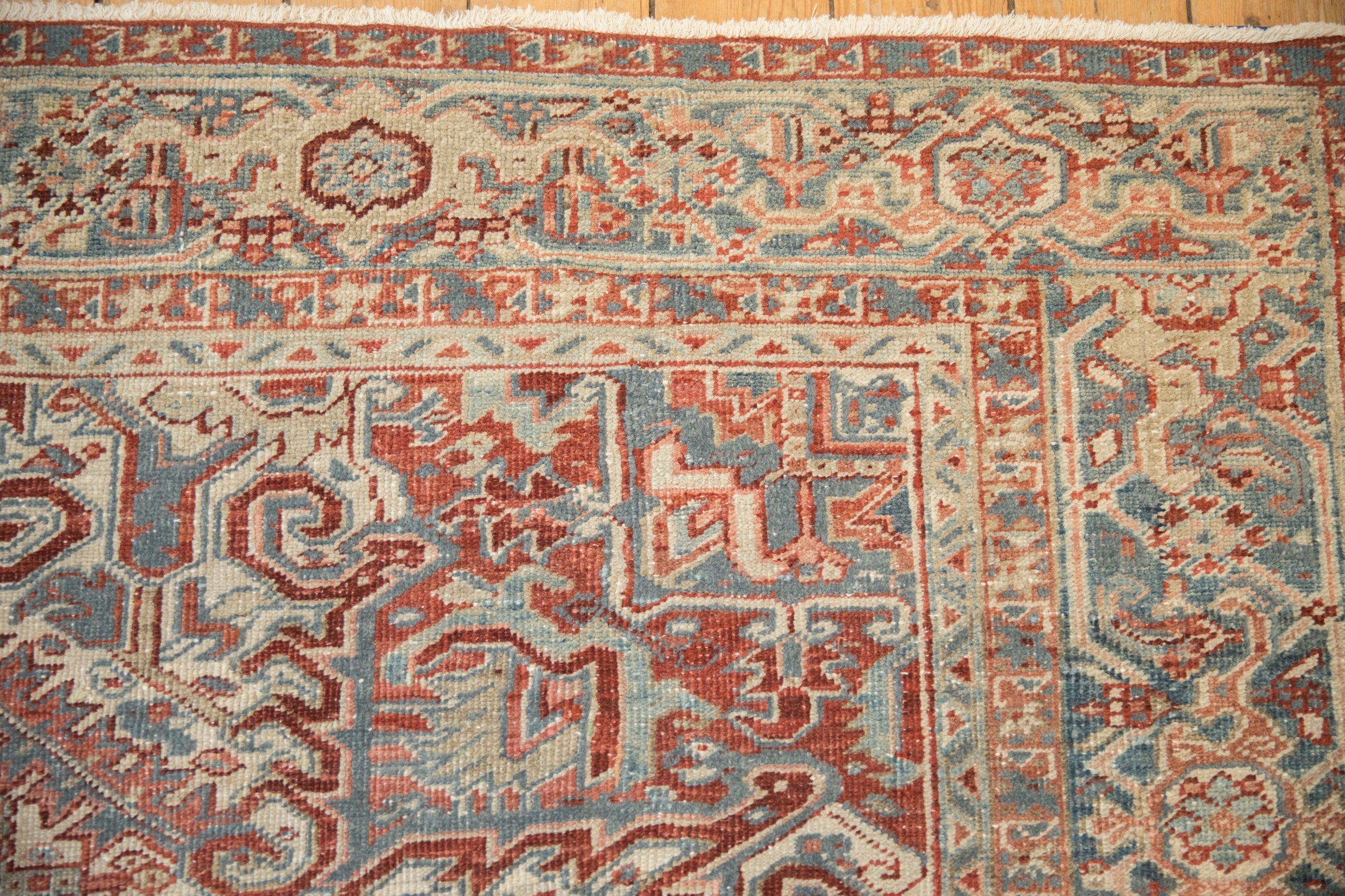8x11 Vintage Distressed Heriz Carpet by Old New House® - product image 4 for Resin Society