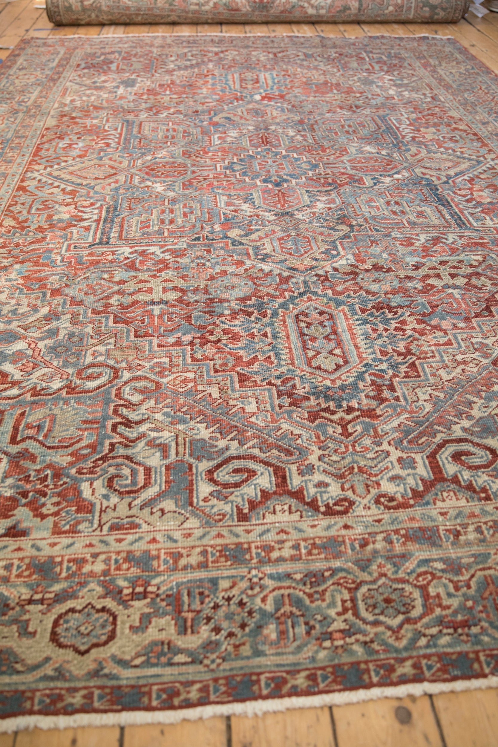 8x11 Vintage Distressed Heriz Carpet by Old New House® - product image 7 for Resin Society