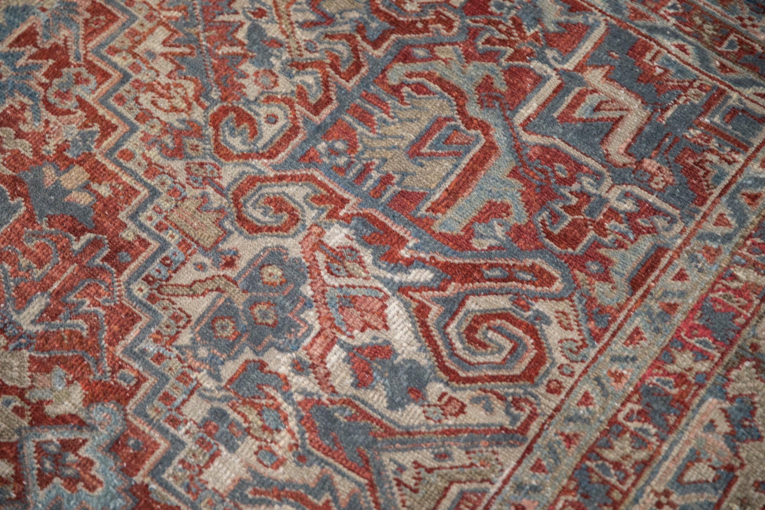 8x11 Vintage Distressed Heriz Carpet by Old New House® - product image 10 for Resin Society