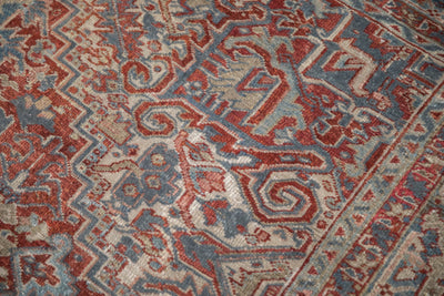 8x11 Vintage Distressed Heriz Carpet by Old New House® - product image 10 for Resin Society