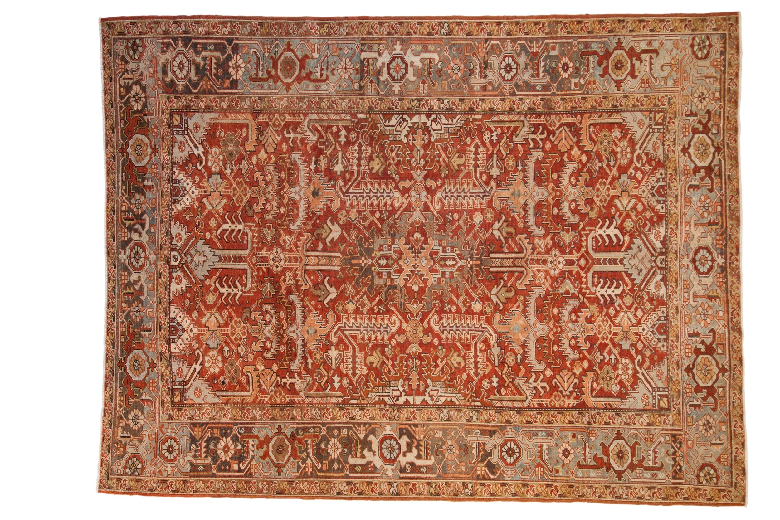 8x10.5 Vintage Distressed Mehrivan Carpet by Old New House® - main product image for Resin Society