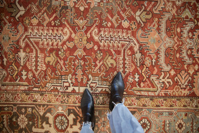 8x10.5 Vintage Distressed Mehrivan Carpet by Old New House® - product image 2 for Resin Society