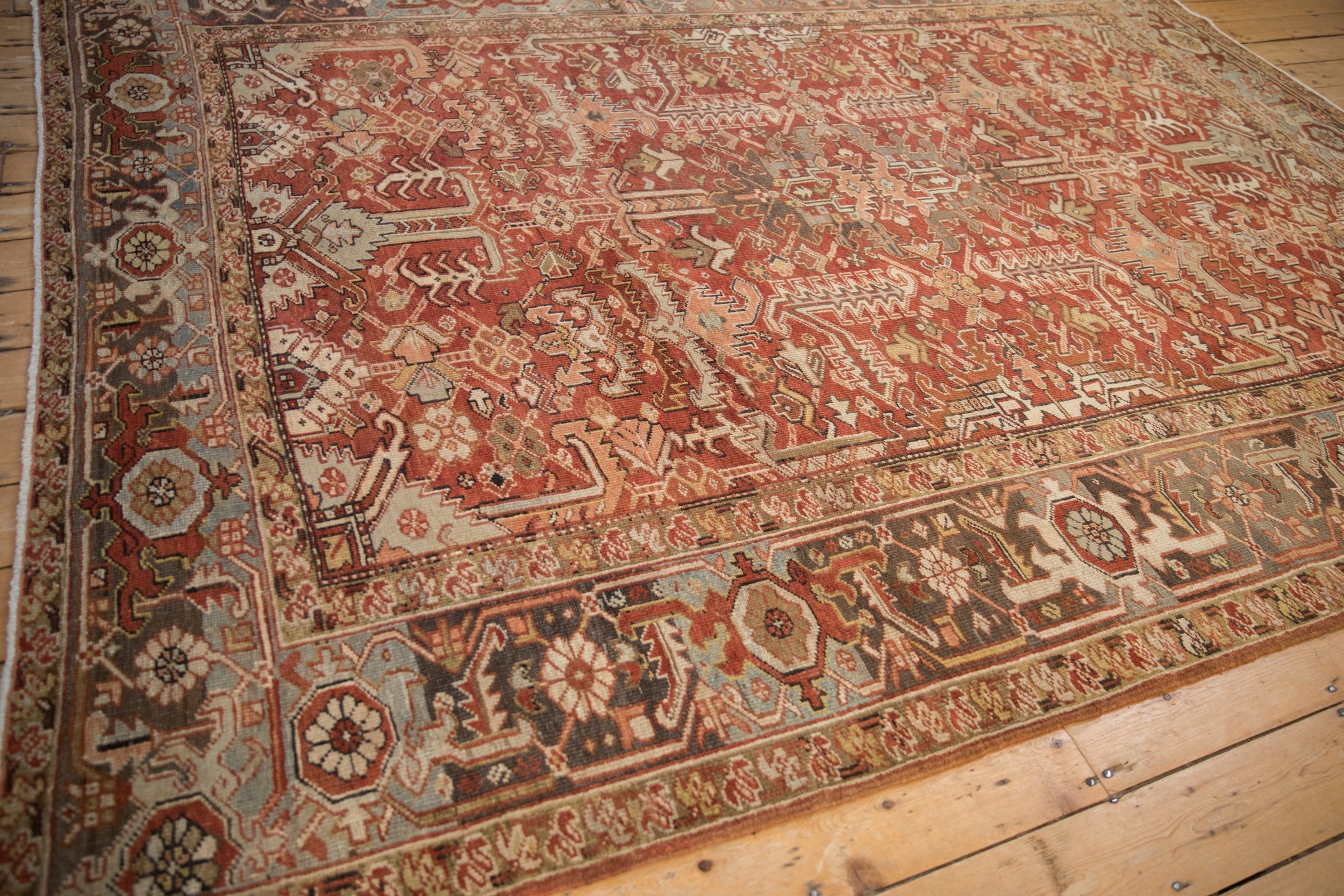8x10.5 Vintage Distressed Mehrivan Carpet by Old New House® - product image 12 for Resin Society