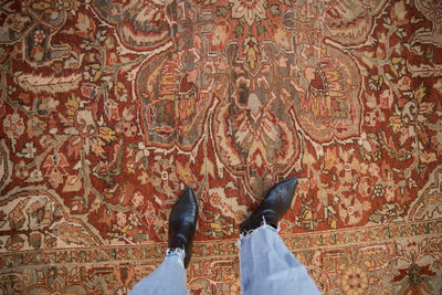 8x11 Vintage Distressed Ahar Carpet by Old New House® - product image 2 for Resin Society