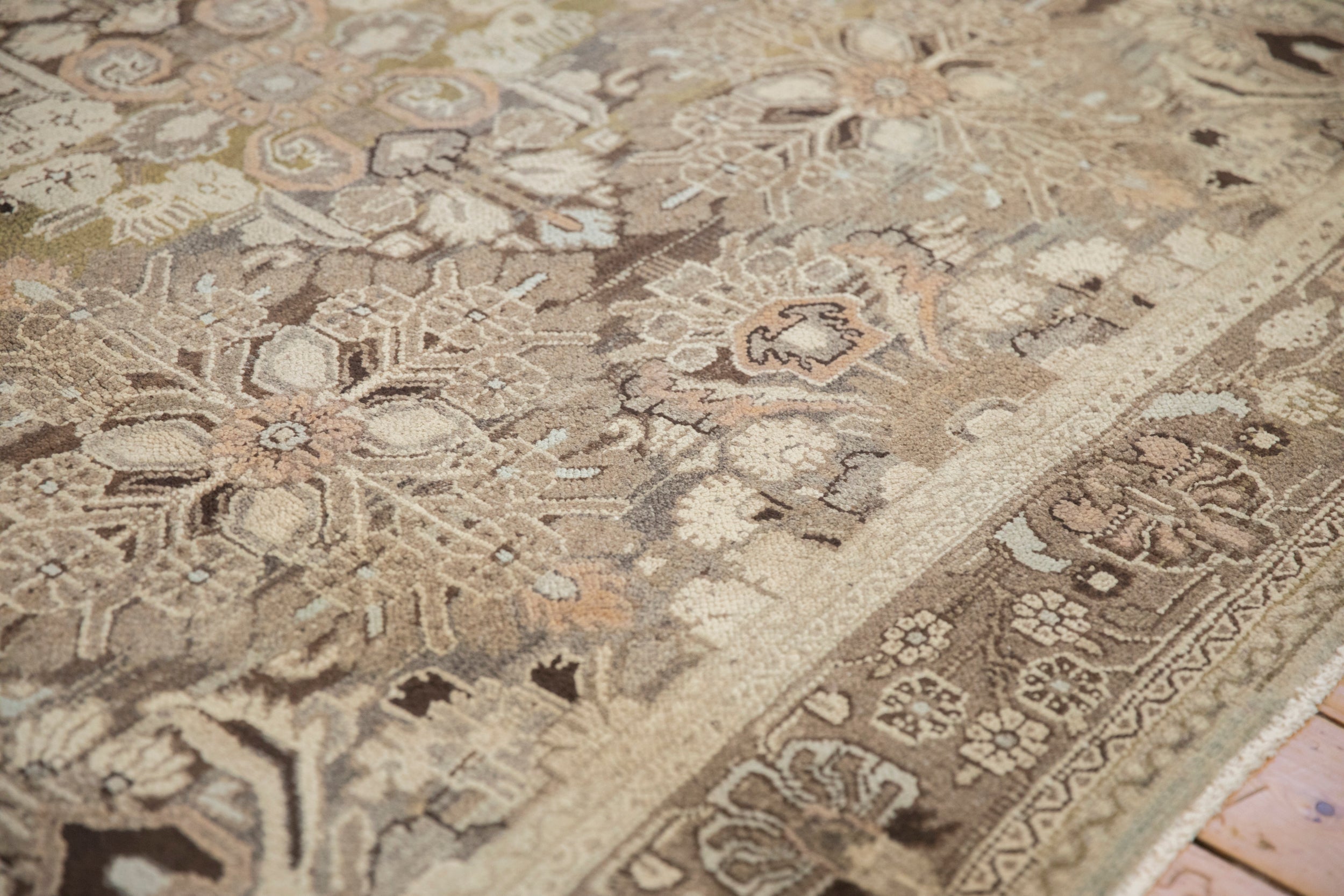 7x10.5 Vintage Distressed Bibikabad Carpet by Old New House® - product image 5 for Resin Society