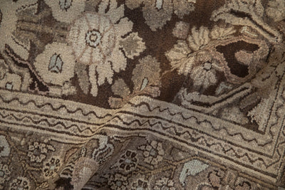 7x10.5 Vintage Distressed Bibikabad Carpet by Old New House® - product image 11 for Resin Society