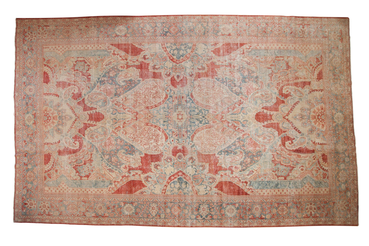 10.5x17.5 Vintage Distressed Mahal Carpet by Old New House® - main product image for Resin Society