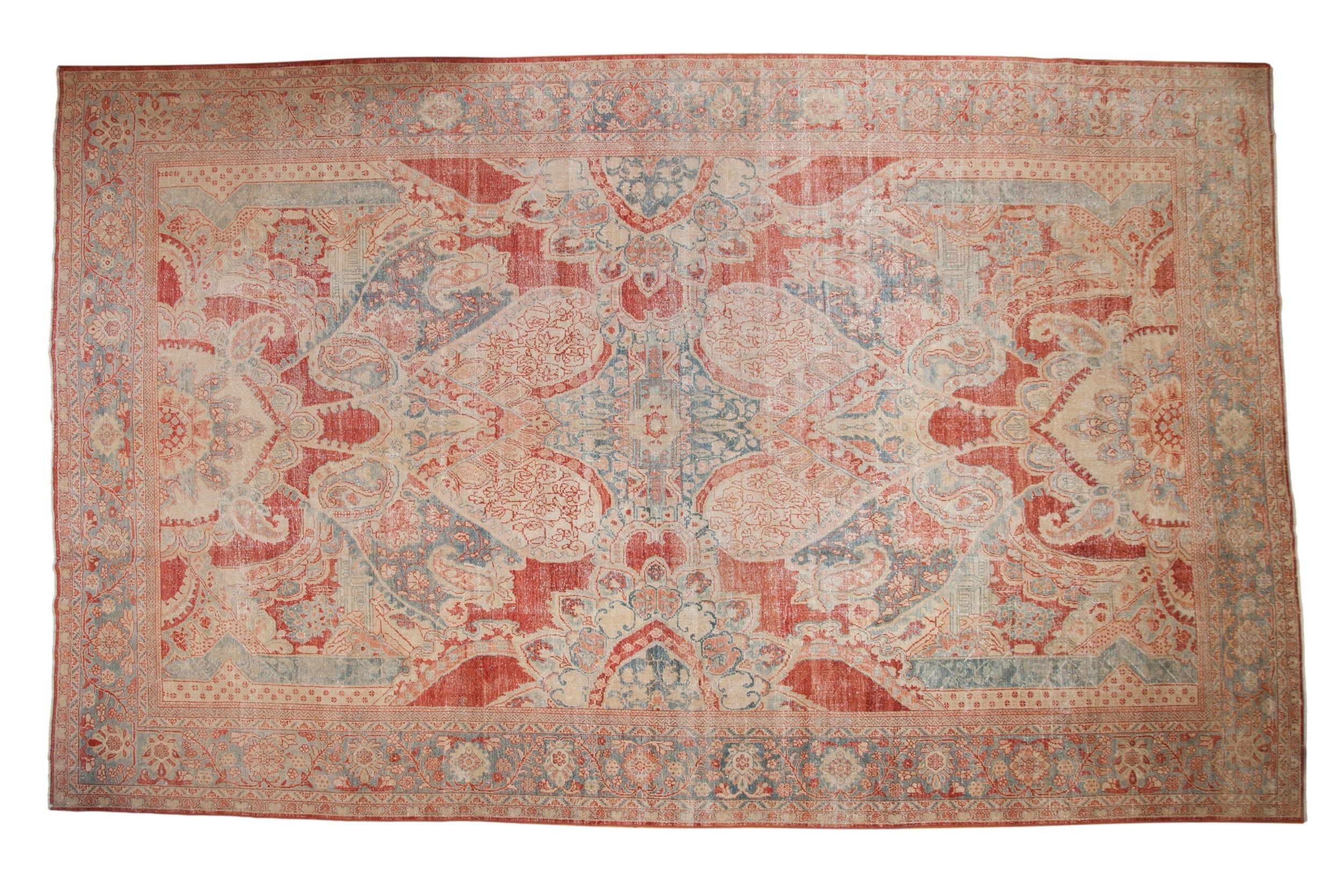 10.5x17.5 Vintage Distressed Mahal Carpet by Old New House® - main product image for Resin Society