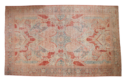 10.5x17.5 Vintage Distressed Mahal Carpet by Old New House® - main product image for Resin Society