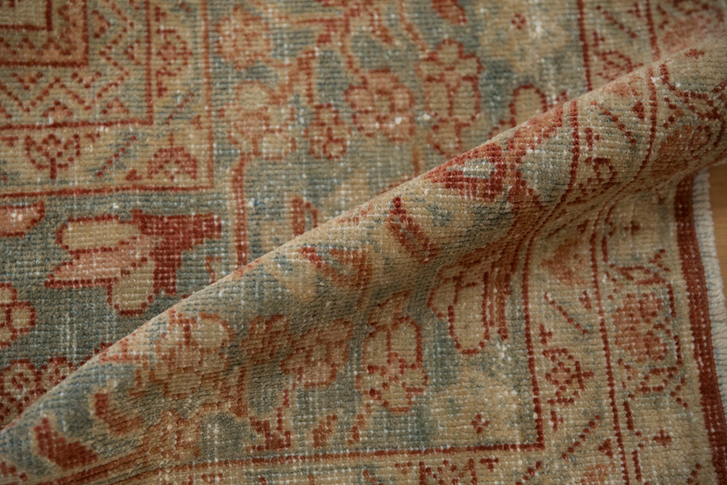 10.5x17.5 Vintage Distressed Mahal Carpet by Old New House® - product image 14 for Resin Society