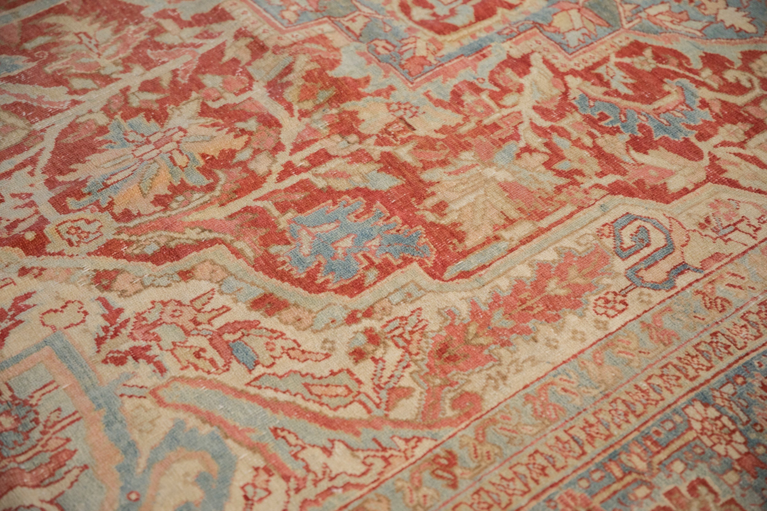 10x13 Vintage Distressed Heriz Carpet by Old New House® - product image 14 for Resin Society