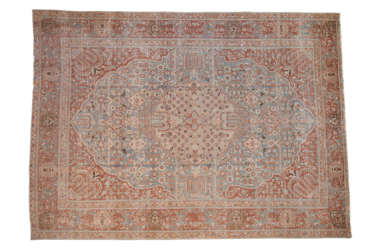 8x11 Vintage Distressed Tabriz Carpet by Old New House® - main product image for Resin Society
