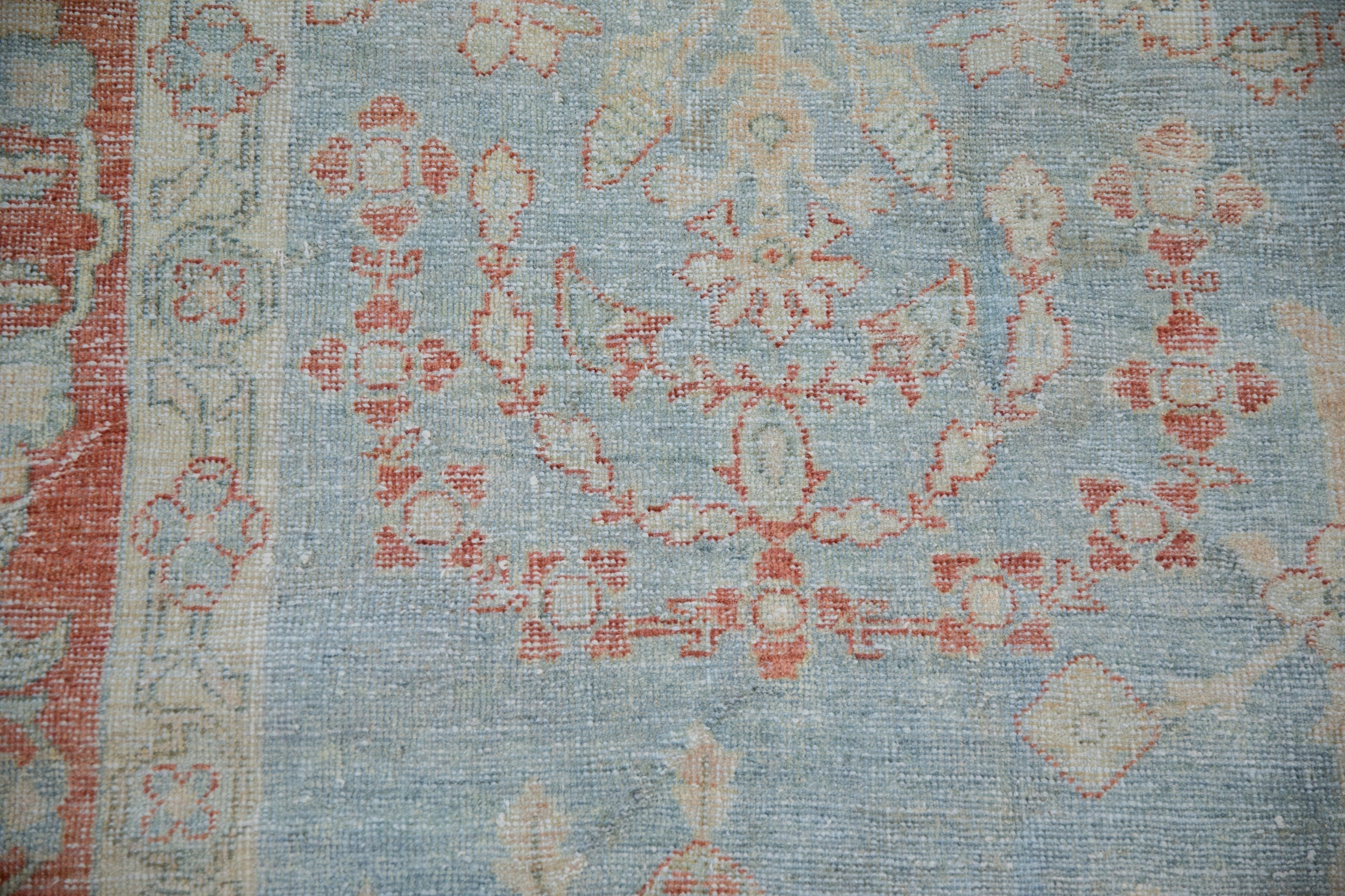 8.5x12 Vintage Distressed Mahal Carpet by Old New House® - product image 3 for Resin Society