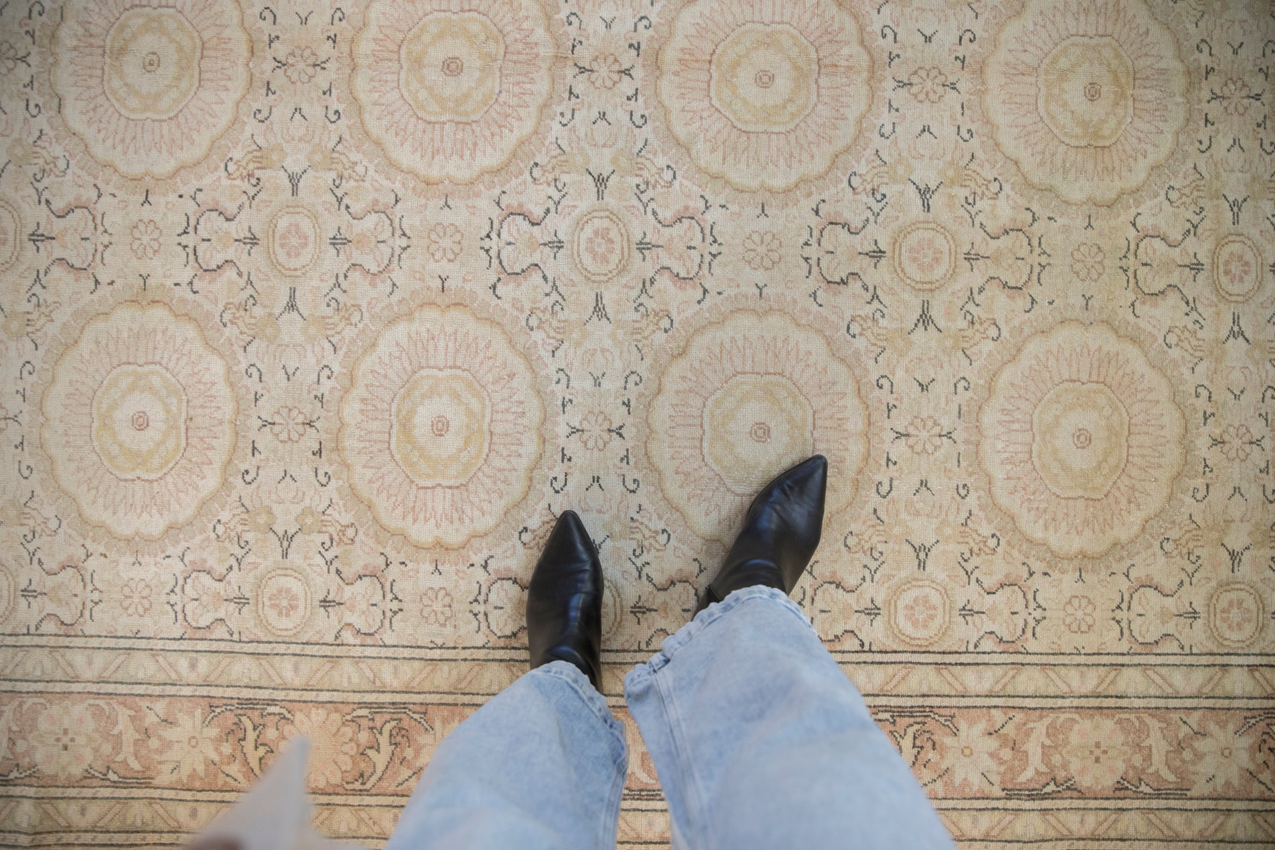 6.5x9.5 Vintage Distressed Kaisary Carpet by Old New House® - product image 2 for Resin Society