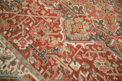 8x10.5 Vintage Distressed Heriz Carpet by Old New House® - product image 7 for Resin Society