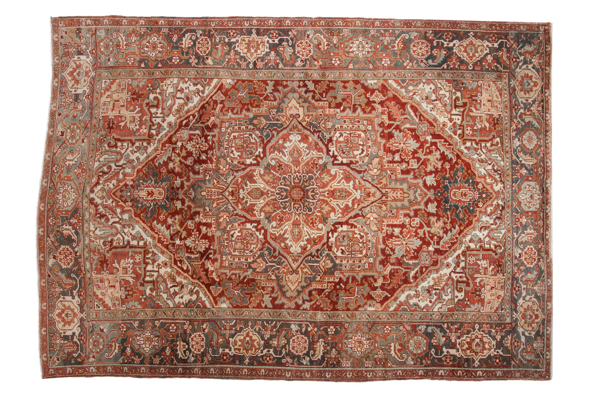 8x11 Vintage Distressed Heriz Carpet by Old New House® - main product image for Resin Society