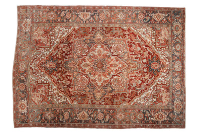 8x11 Vintage Distressed Heriz Carpet by Old New House® - main product image for Resin Society