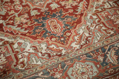 8x11 Vintage Distressed Heriz Carpet by Old New House® - product image 5 for Resin Society