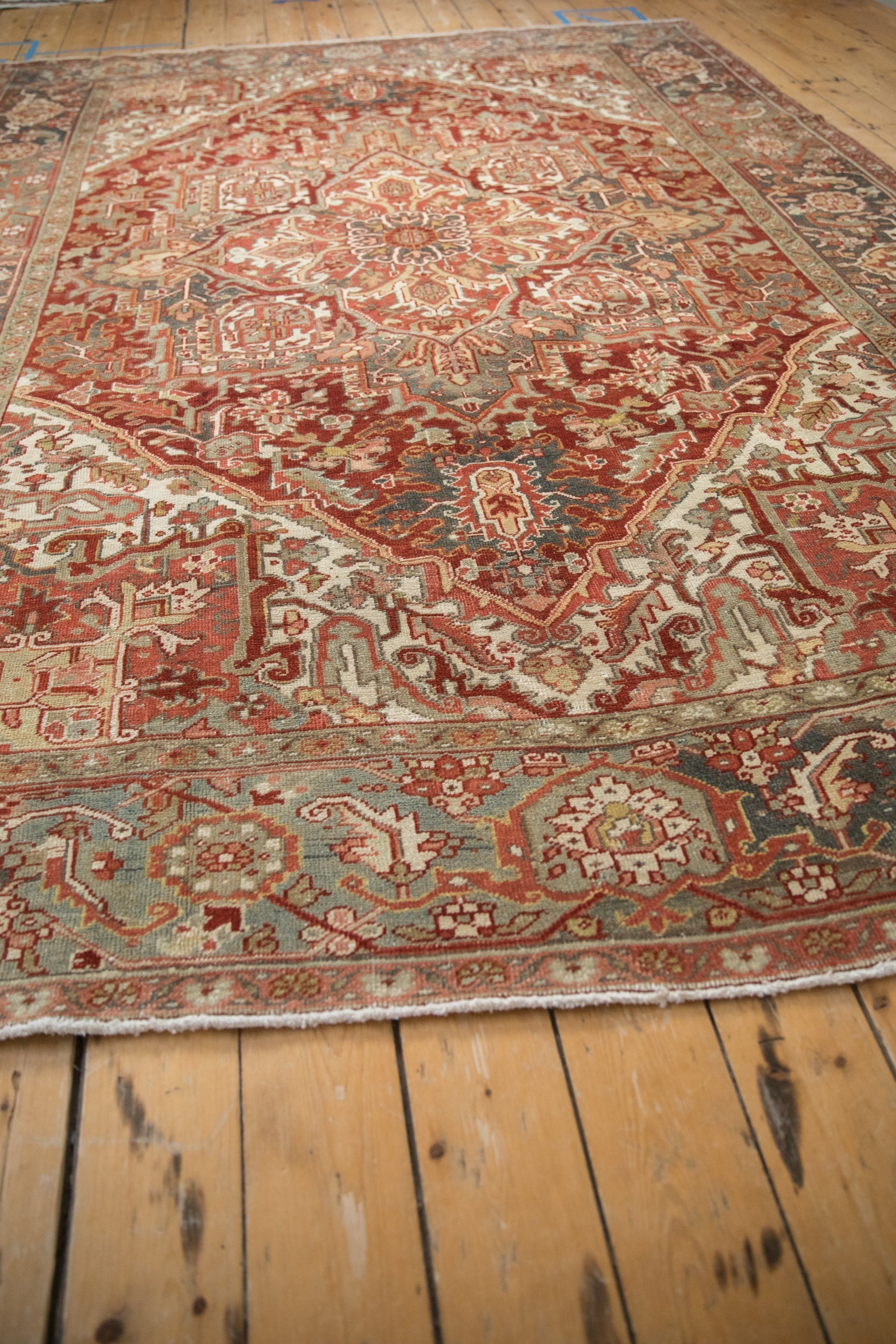 8x11 Vintage Distressed Heriz Carpet by Old New House® - product image 8 for Resin Society
