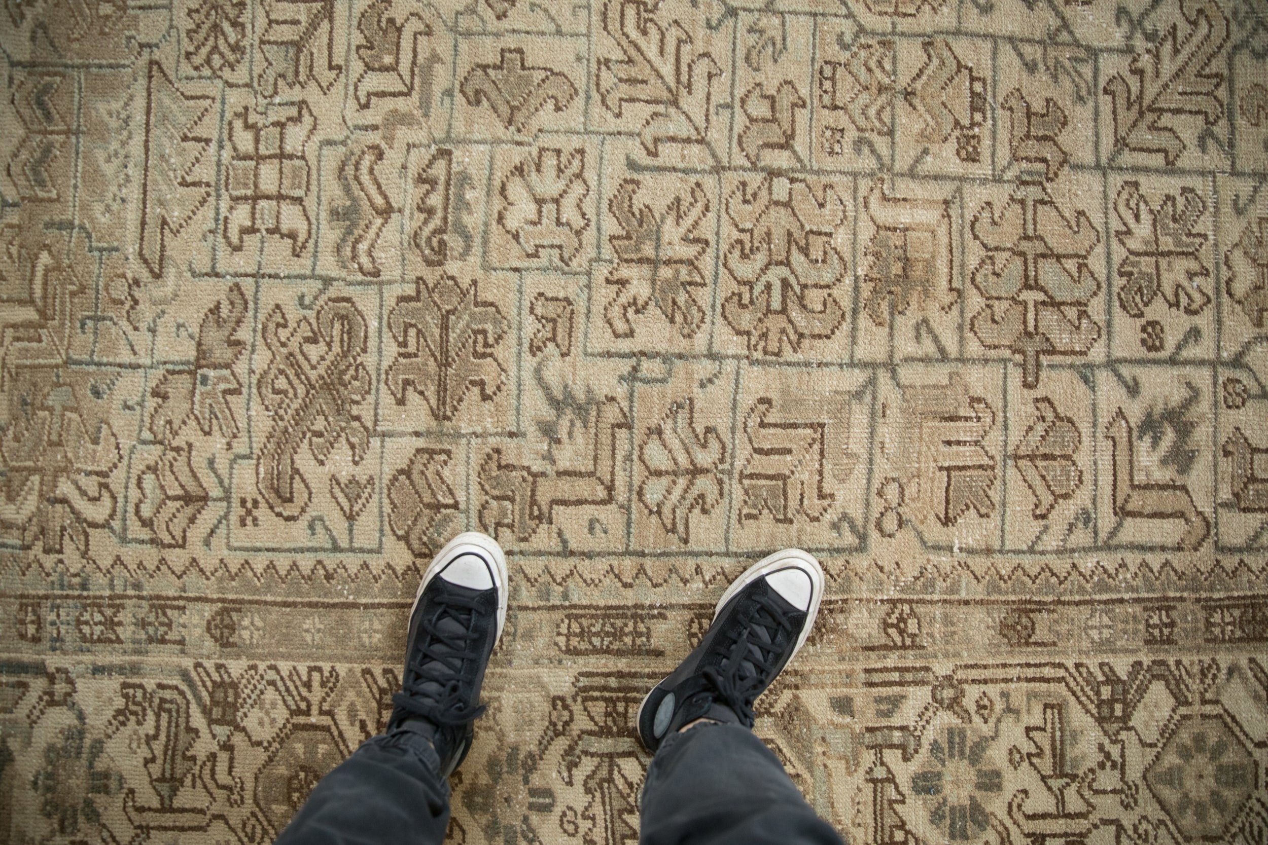 8x11 Vintage Distressed Mehrivan Carpet by Old New House® - product image 2 for Resin Society