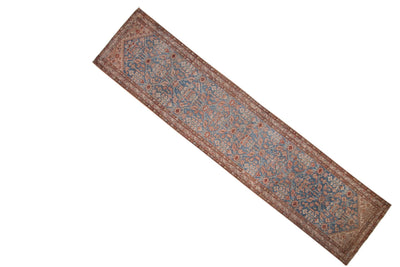 3x13.5 Antique Distressed Malayer Rug Runner by Old New House® - main product image for Resin Society